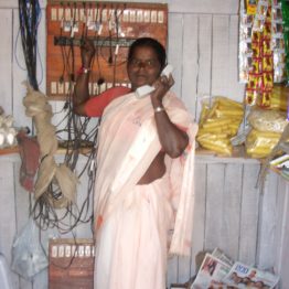 In the village of Cherlapatelguda, Laxshmamma took a loan to open a village phone service.